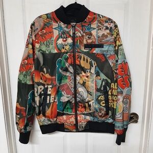 Members Only Looney Tunes jacket size M